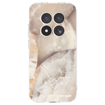 Picasee Xiaomi Redmi Note 15 Pro 4G Hülle - Transparentes Silikon - Cream marble