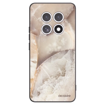 Picasee Xiaomi Redmi Note 15 Hülle - Schwarzes Silikon - Cream marble