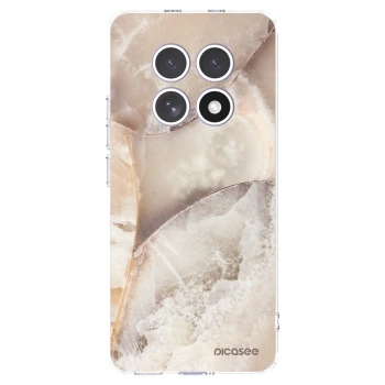 Picasee Xiaomi Redmi Note 15 Hülle - Transparentes Silikon - Cream marble