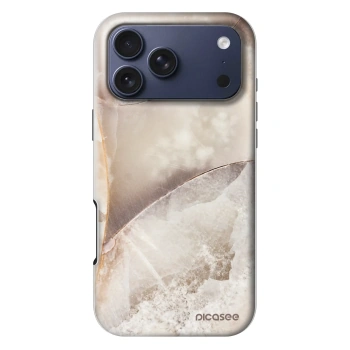 Hülle für Apple iPhone 18 Pro Max - Cream marble
