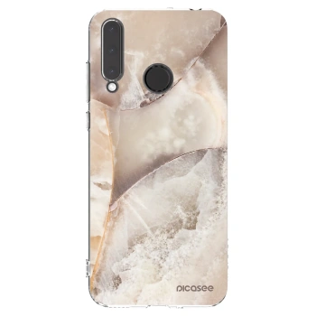 Picasee Honor 20 Lite Hülle - Transparentes Silikon - Cream marble