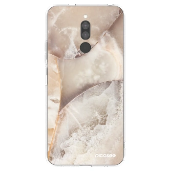 Picasee Xiaomi Redmi 8 Hülle - Transparentes Silikon - Cream marble
