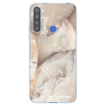 Picasee Xiaomi Redmi Note 8T Hülle - Transparentes Silikon - Cream marble