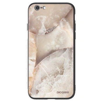 Hülle für Apple iPhone 6/6S - Cream marble