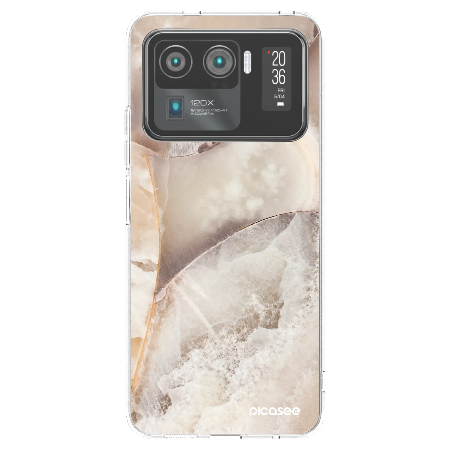 Picasee Xiaomi Mi 11 Ultra Hülle - Transparentes Silikon - Cream marble