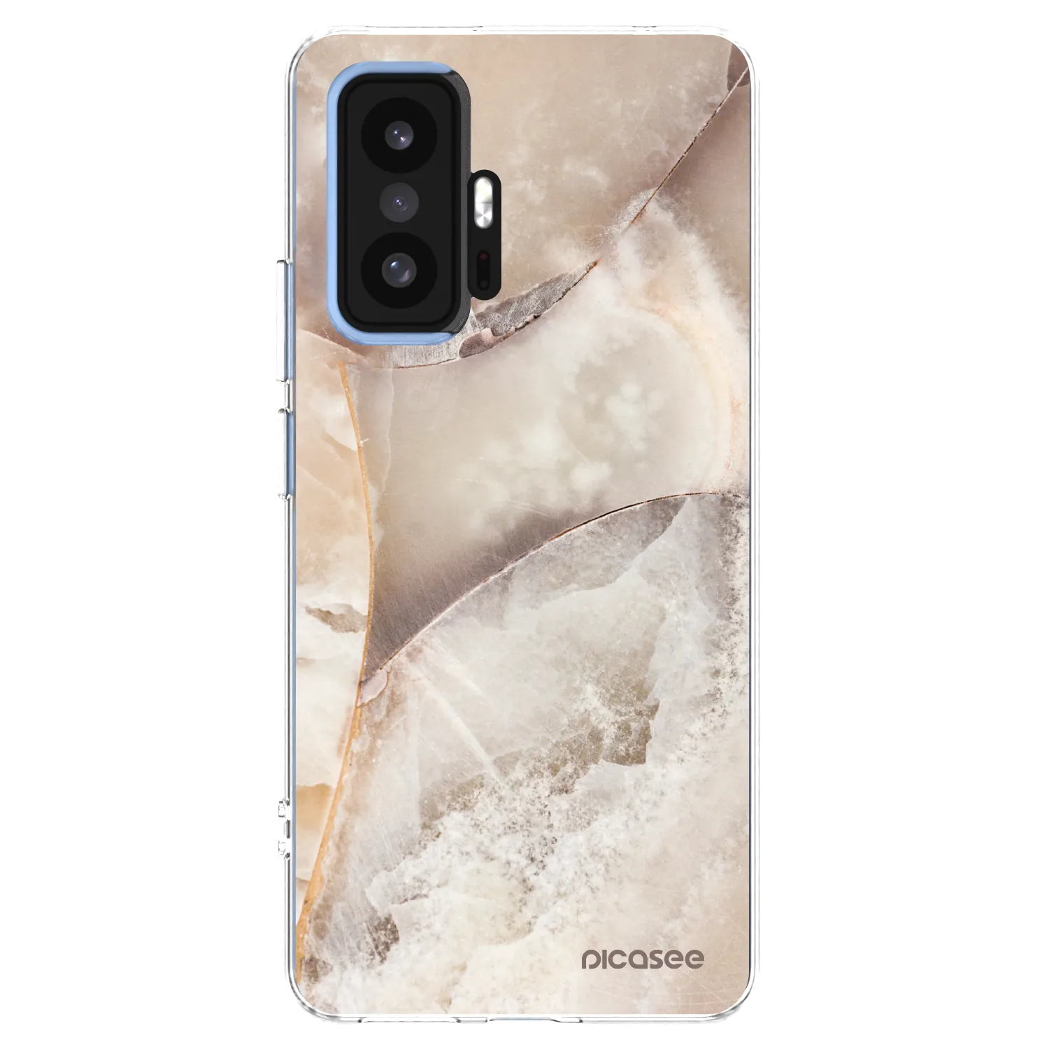 Picasee Xiaomi 11T Hülle - Transparentes Silikon - Cream marble
