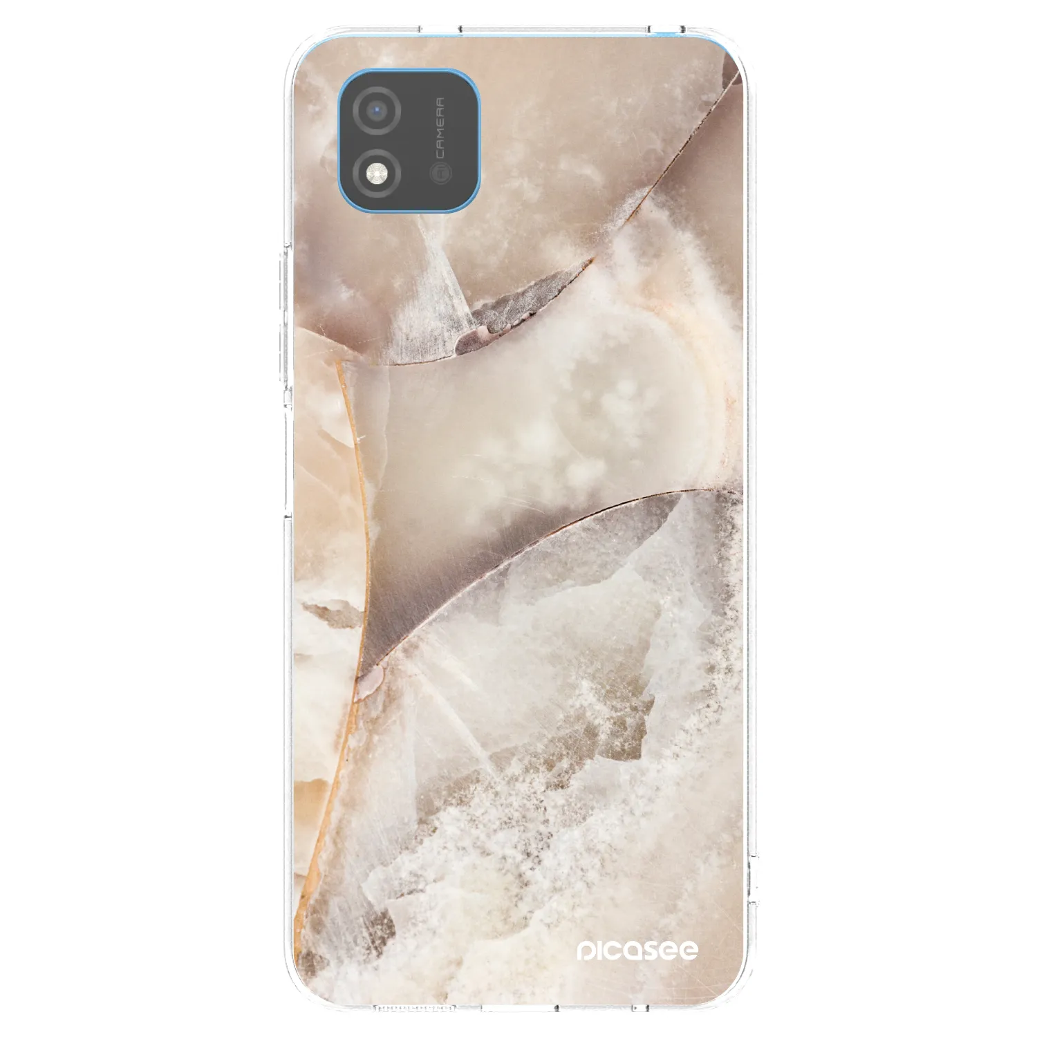 Picasee Realme C11 (2021) Hülle - Transparentes Silikon - Cream marble