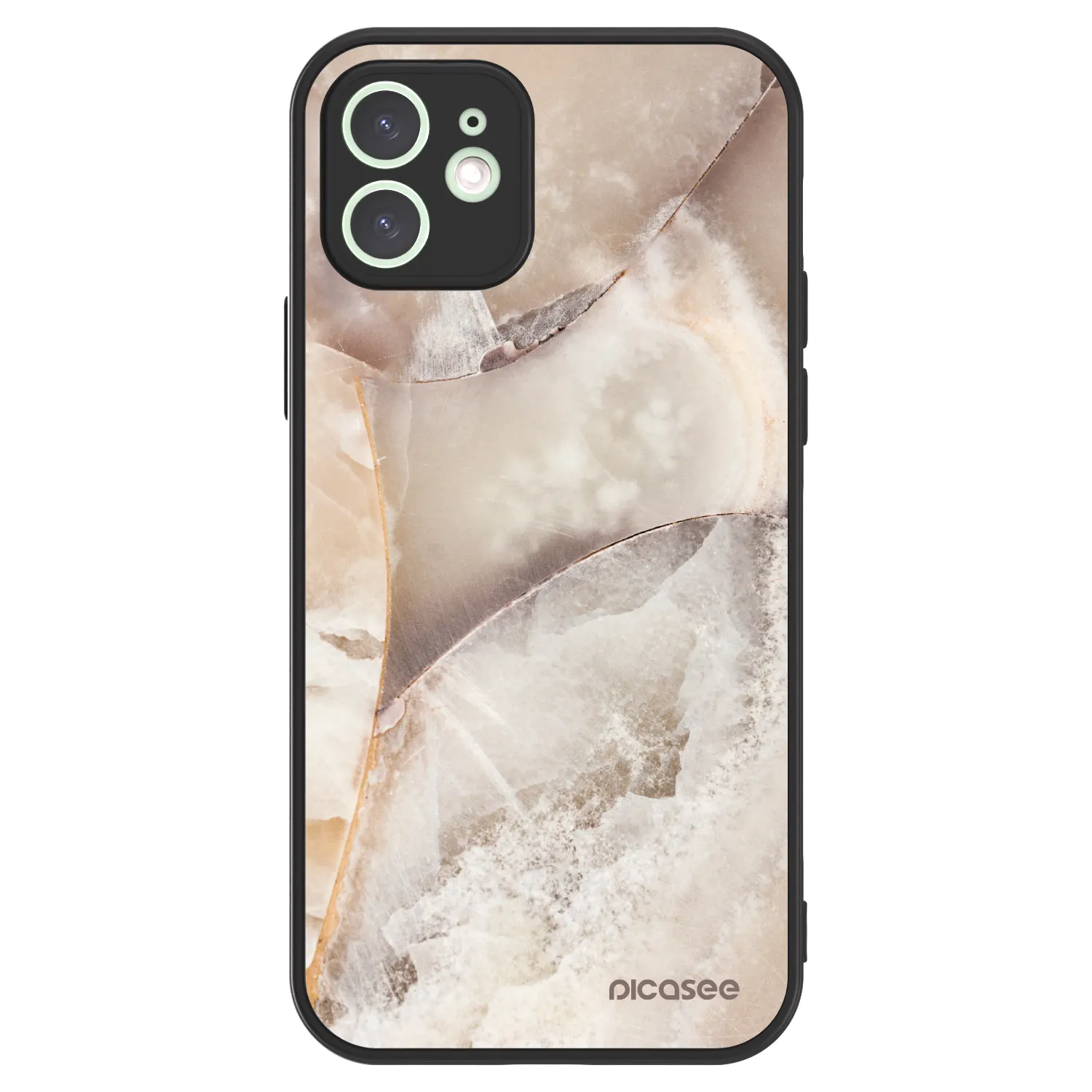 Picasee ULTIMATE CASE MagSafe für Apple iPhone 12 - Cream marble