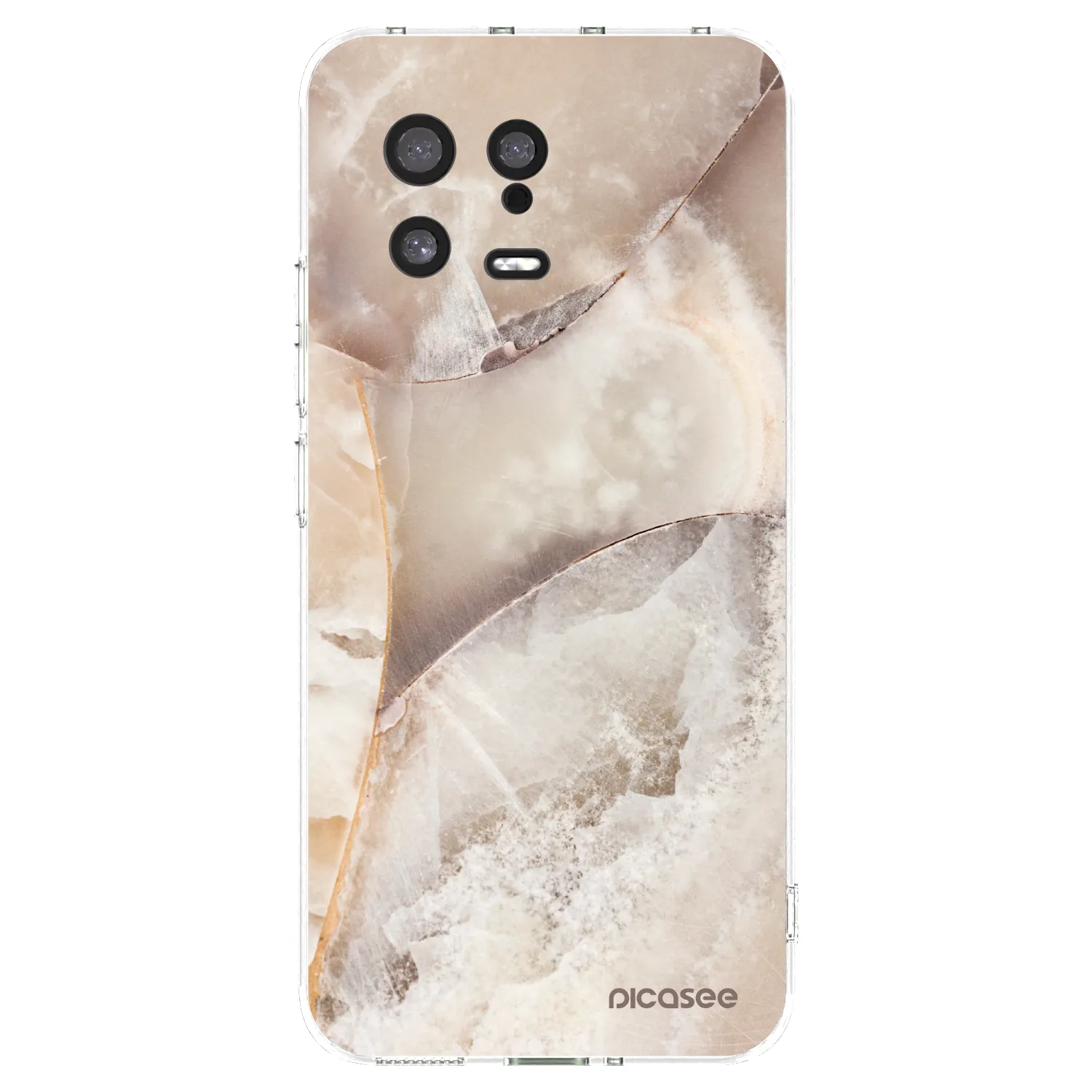Picasee Xiaomi 13 Hülle - Transparentes Silikon - Cream marble