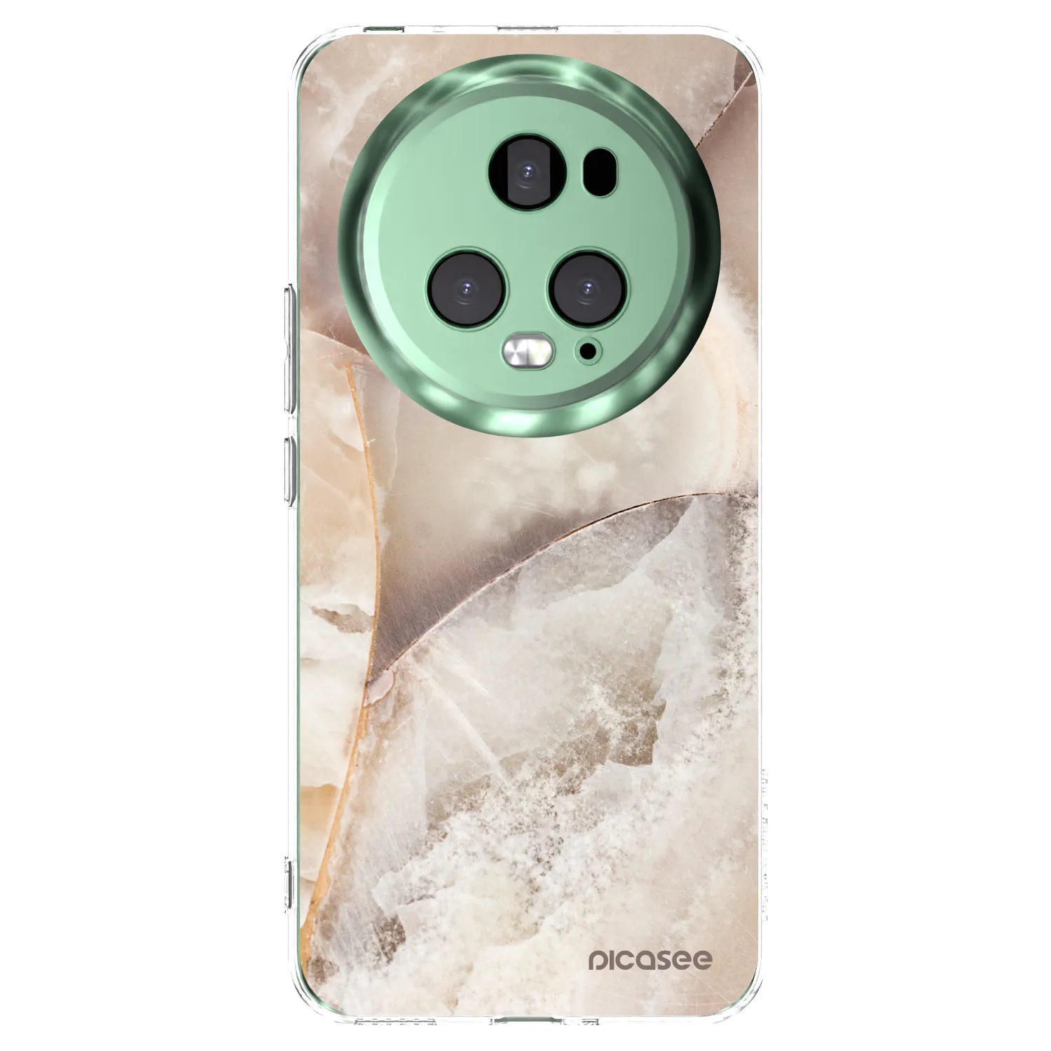 Picasee Honor Magic5 Pro Hülle - Transparentes Silikon - Cream marble