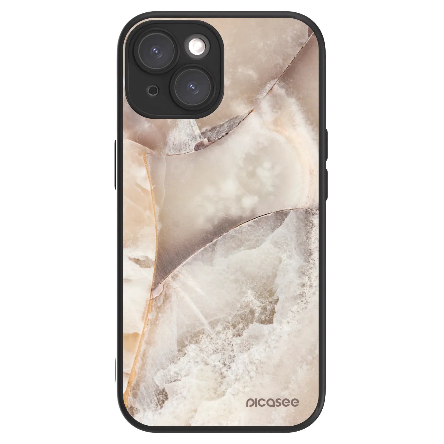 Picasee ULTIMATE CASE MagSafe für Apple iPhone 15 - Cream marble