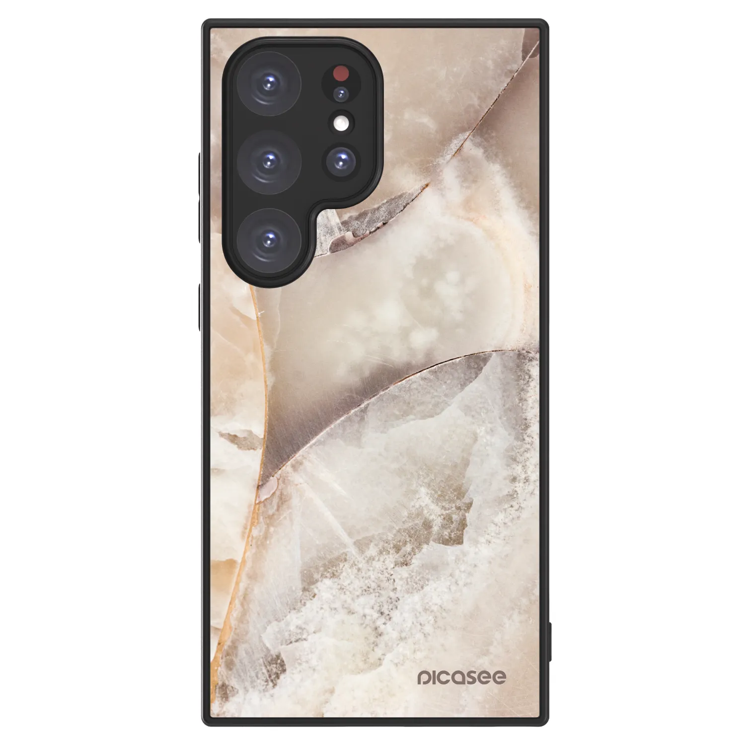 Picasee ULTIMATE CASE PowerShare für Samsung Galaxy S24 Ultra S928B 5G - Cream marble
