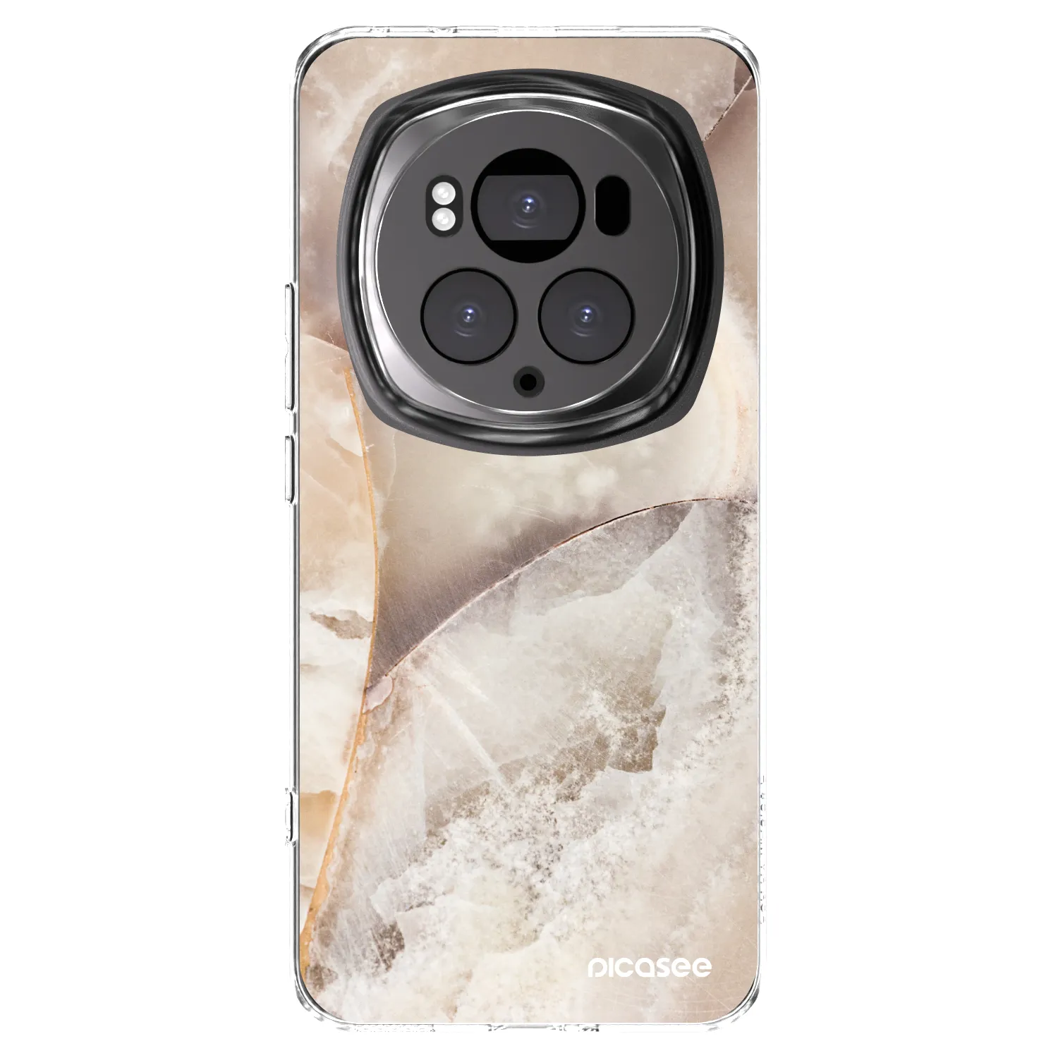 Picasee Honor Magic6 Pro Hülle - Transparentes Silikon - Cream marble