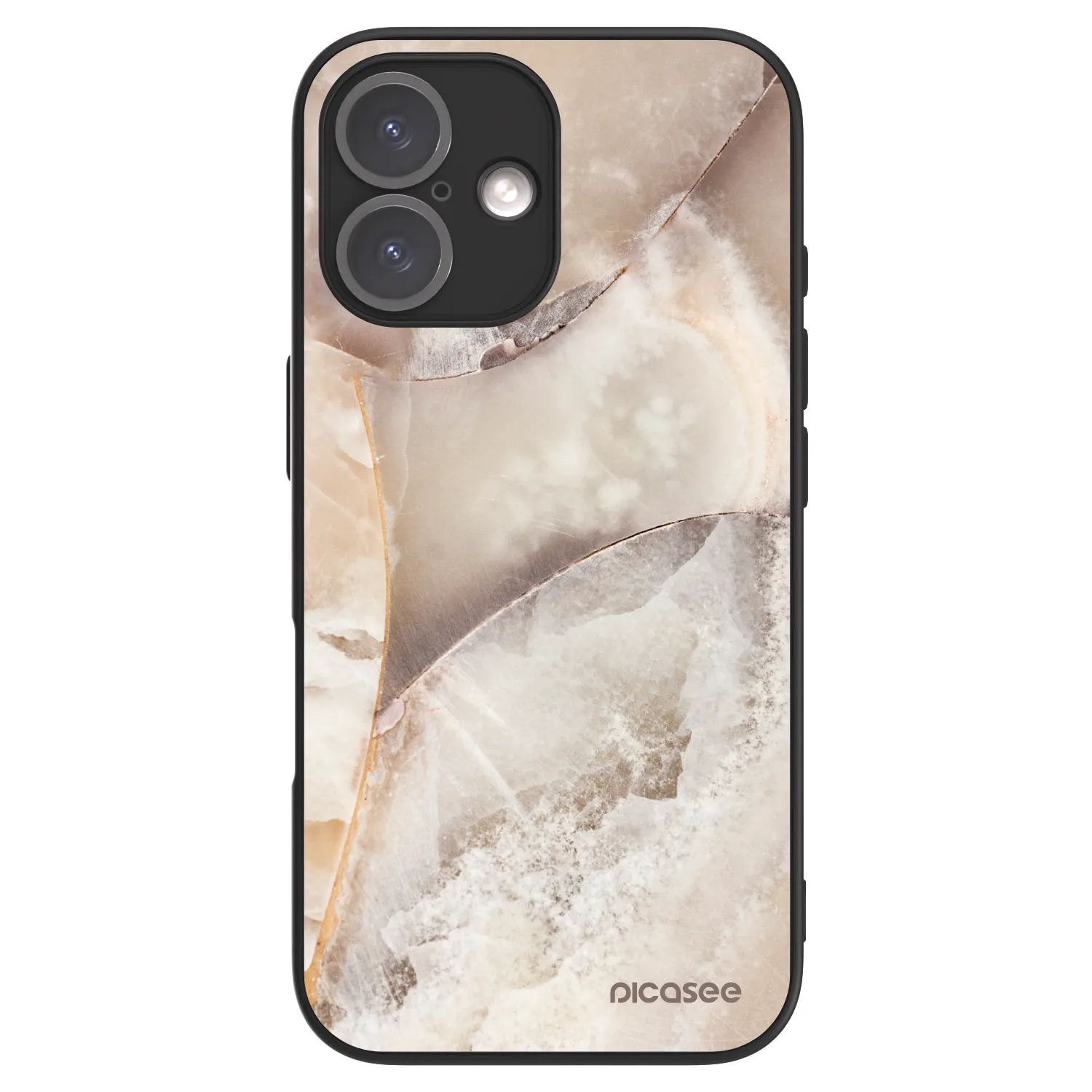 Picasee ULTIMATE CASE MagSafe für Apple iPhone 16 - Cream marble