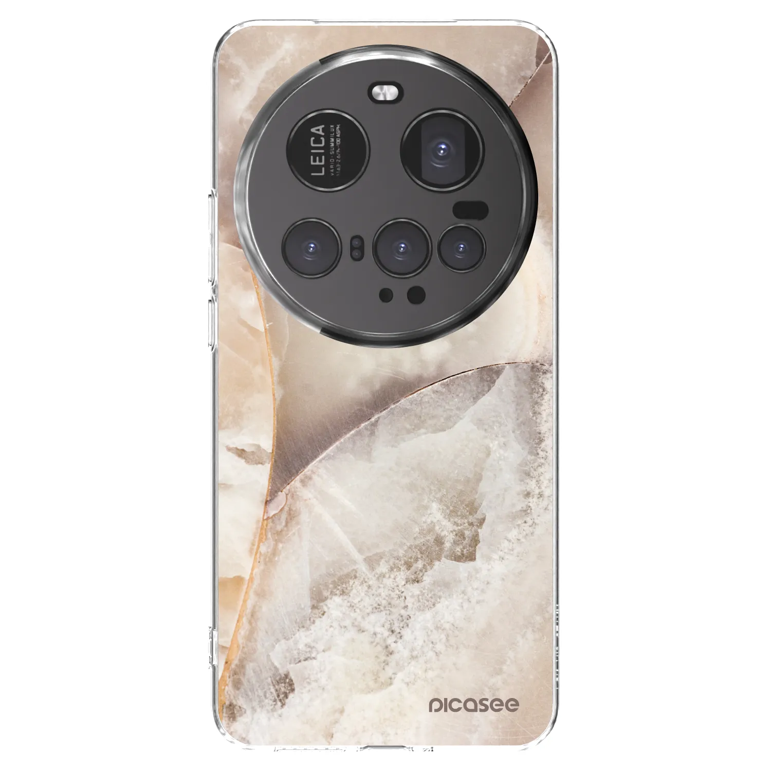 Picasee Xiaomi 15 Ultra Hülle - Transparentes Silikon - Cream marble