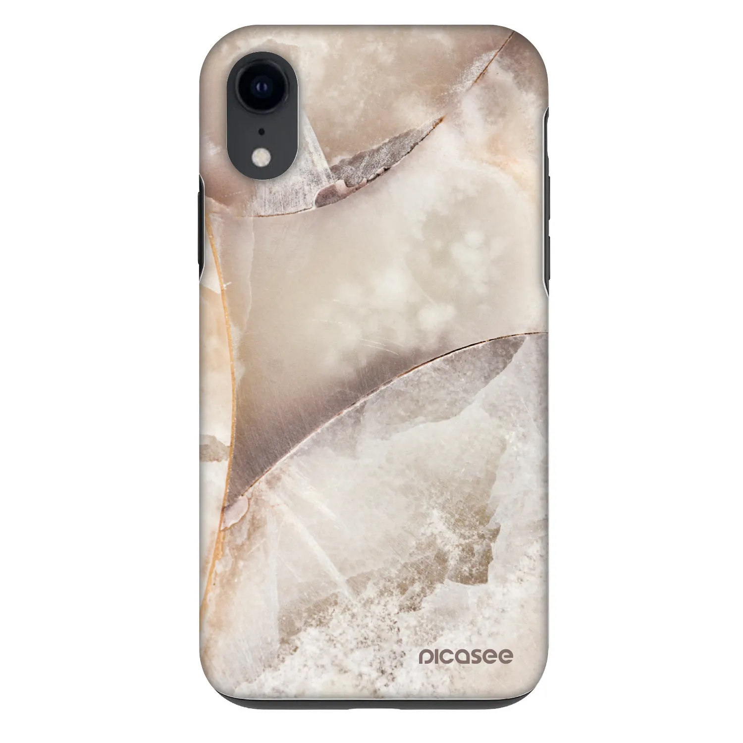 Picasee Fashion Case für Apple iPhone XR - Cream marble