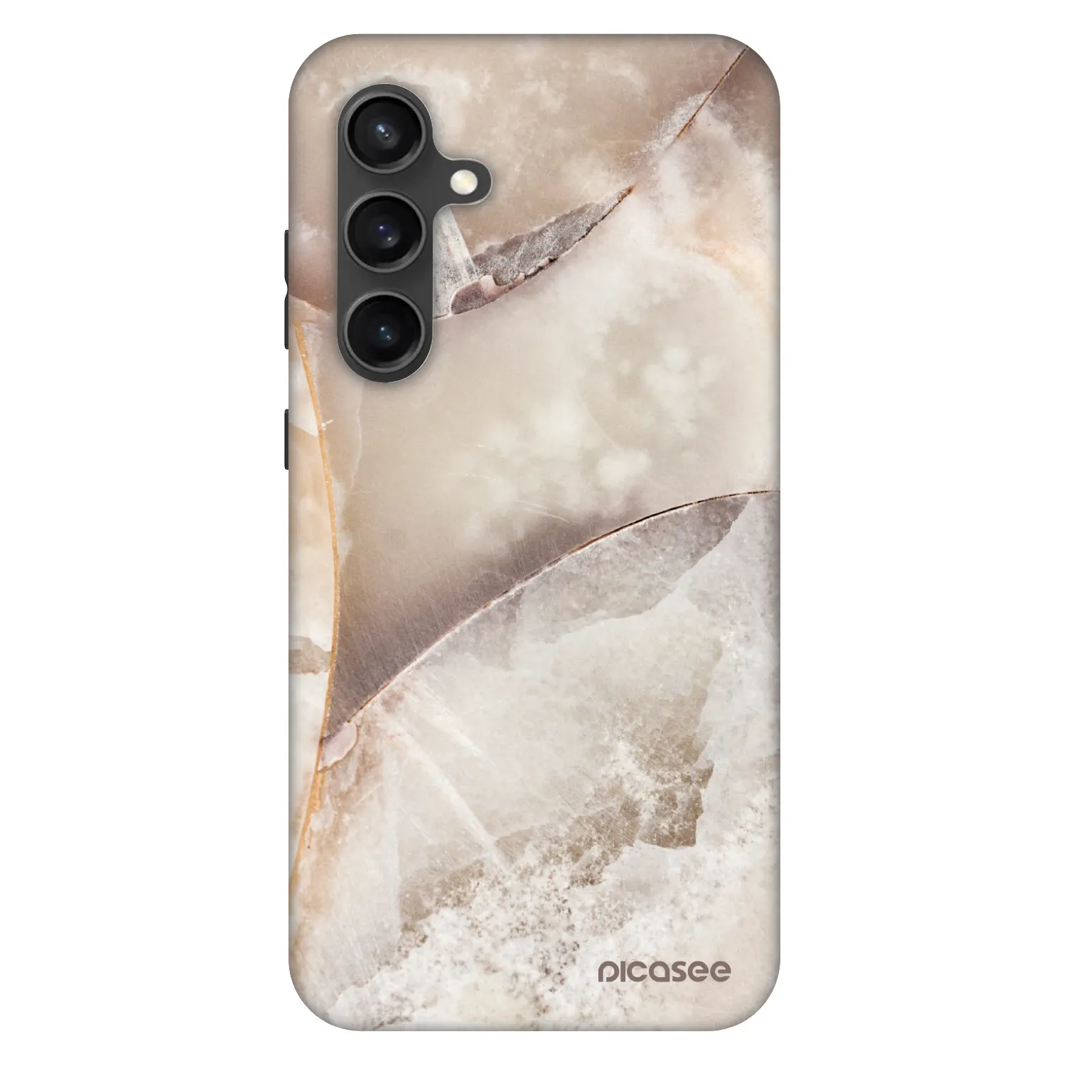 Picasee Fashion Case für Samsung Galaxy S24 FE S721B - Cream marble