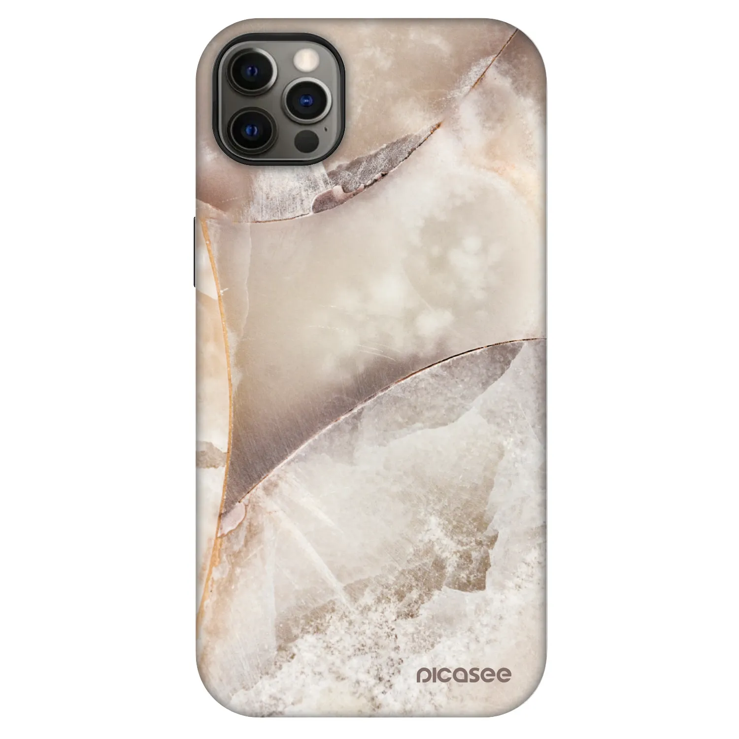 Picasee Fashion Case MagSafe für Apple iPhone 12 Pro Max - Cream marble