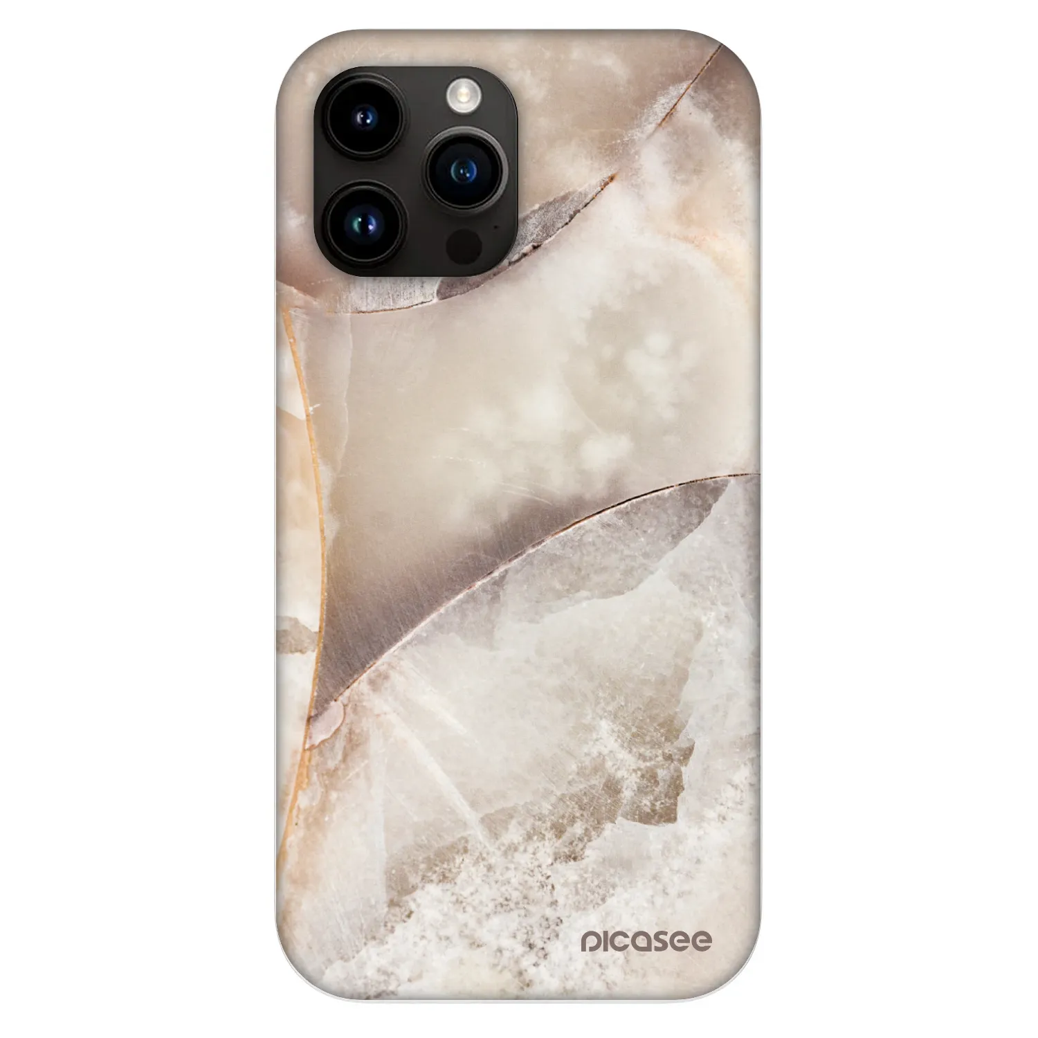 Picasee Fashion Case MagSafe für Apple iPhone 13 Pro Max - Cream marble