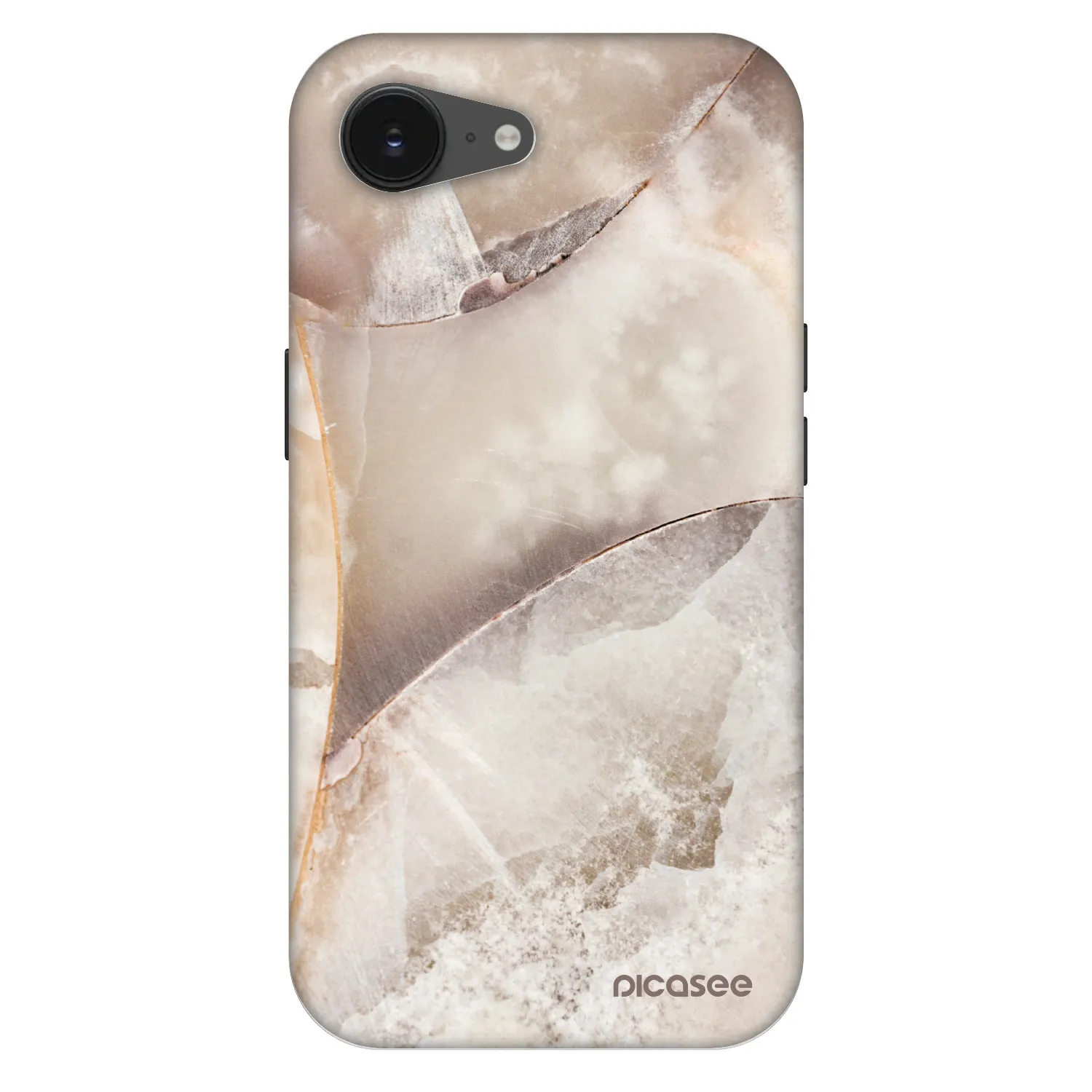 Picasee Fashion Case MagSafe für Apple iPhone 16e - Cream marble