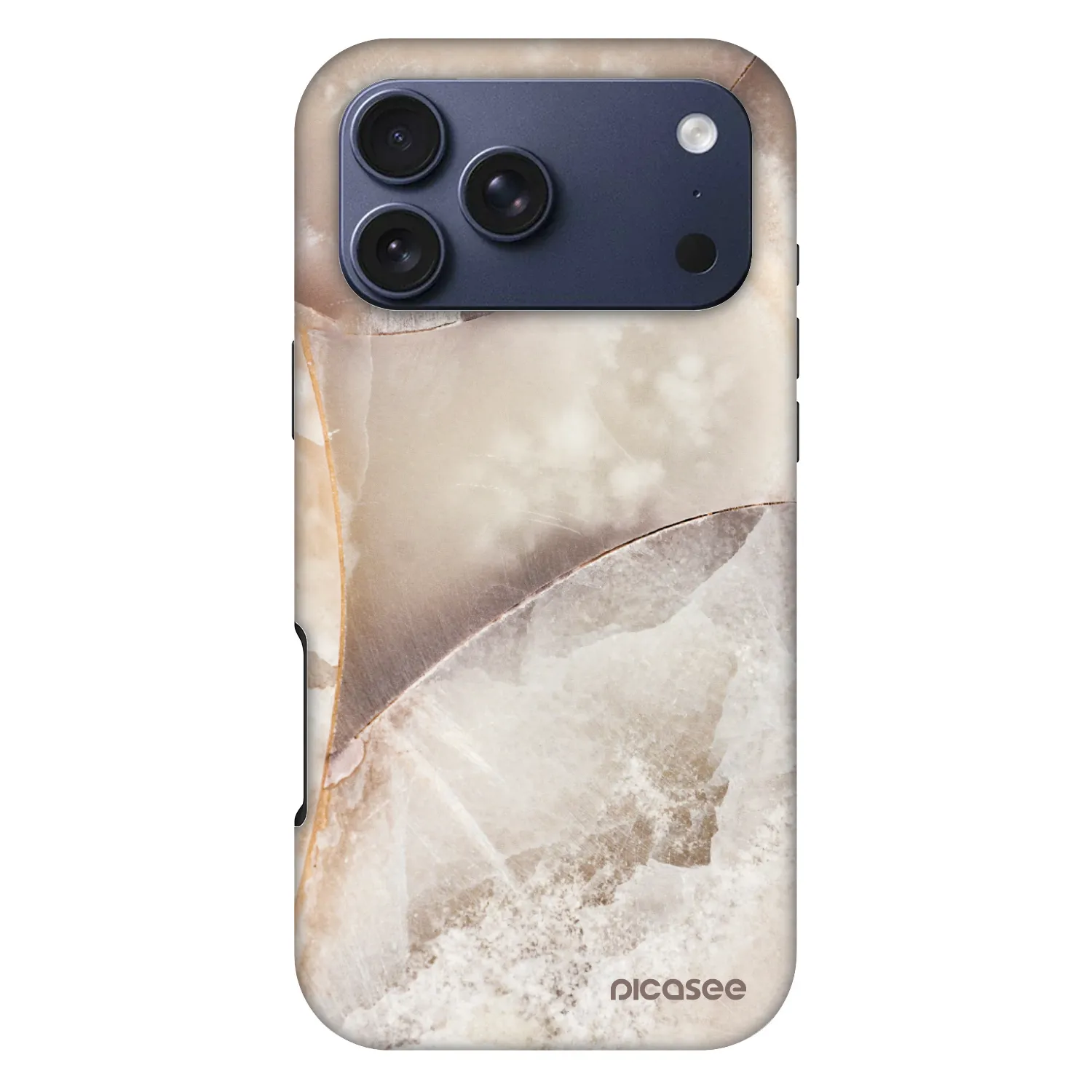 Picasee Fashion Case MagSafe für Apple iPhone 17 Pro Max - Cream marble