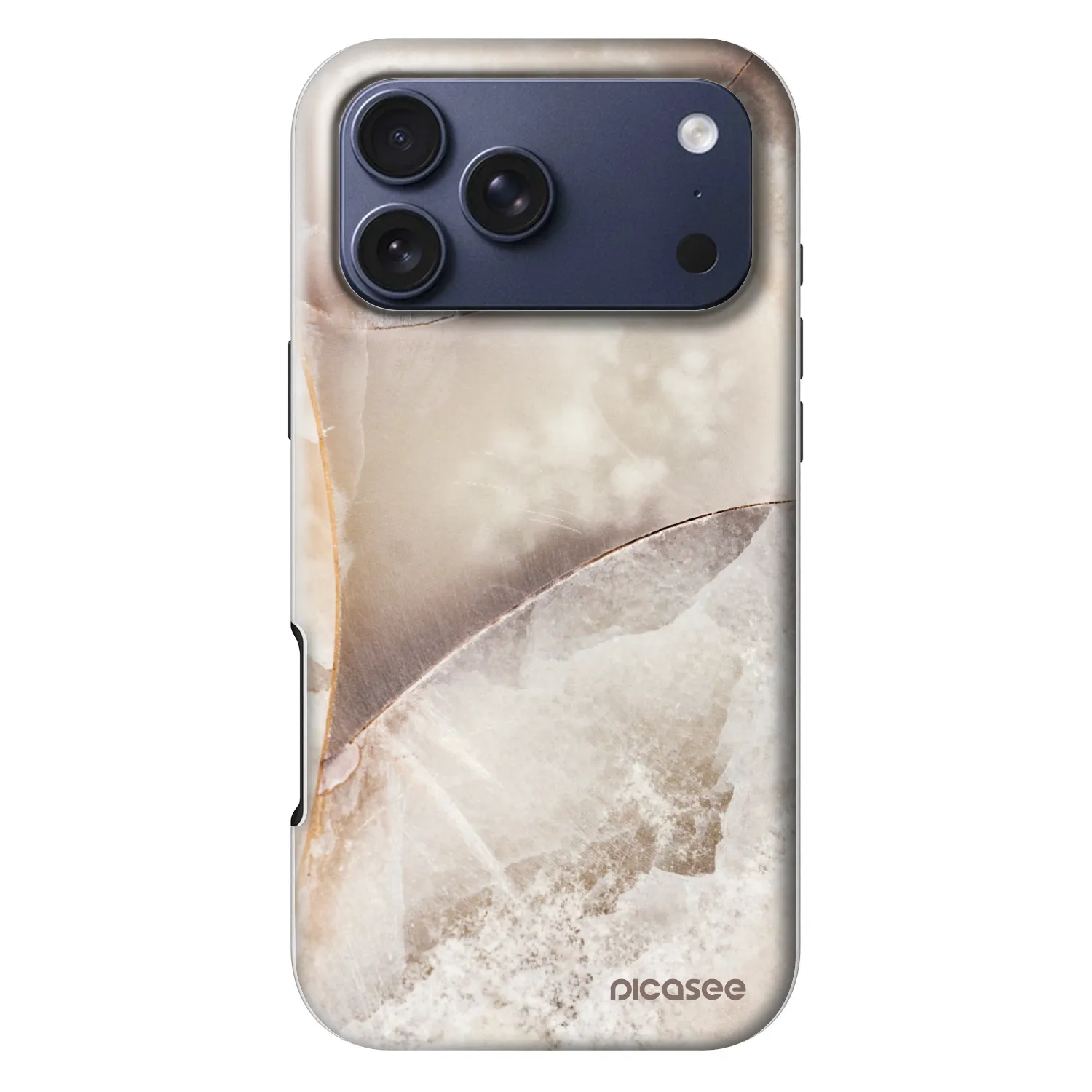 Picasee Fashion Case MagSafe für Apple iPhone 18 Pro Max - Cream marble