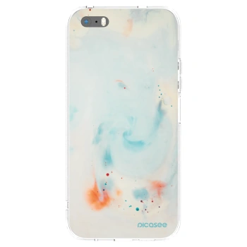 Picasee Apple iPhone 5/5S/SE Hülle - Transparentes Silikon - Splash