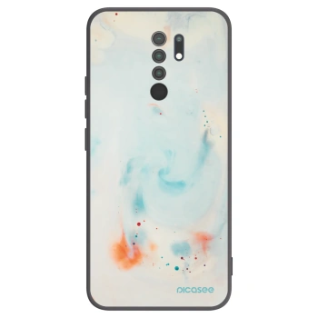 Picasee Xiaomi Redmi 9 Hülle - Schwarzes Silikon - Splash