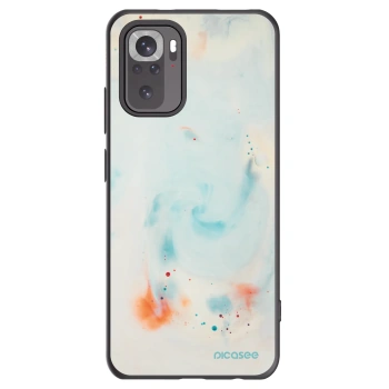Picasee Xiaomi Redmi Note 10 Hülle - Schwarzes Silikon - Splash