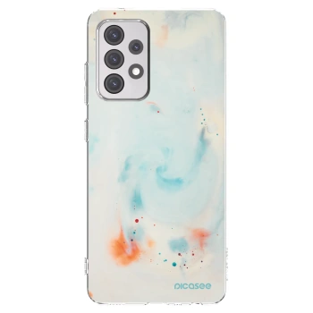 Picasee Samsung Galaxy A52 5G A525F Hülle - Transparentes Silikon - Splash