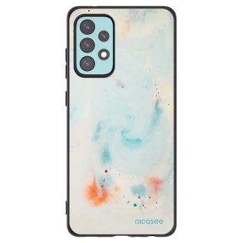 Picasee Samsung Galaxy A72 A725F Hülle - Schwarzes Silikon - Splash