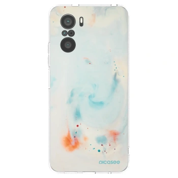 Picasee Xiaomi Poco F3 Hülle - Transparentes Silikon - Splash