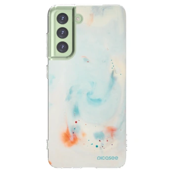 Picasee Samsung Galaxy S21 FE 5G Hülle - Transparentes Silikon - Splash