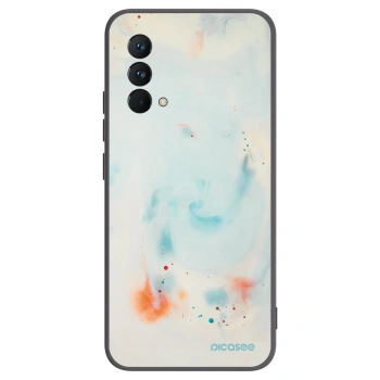Picasee Realme GT Master Edition 5G Hülle - Schwarzes Silikon - Splash