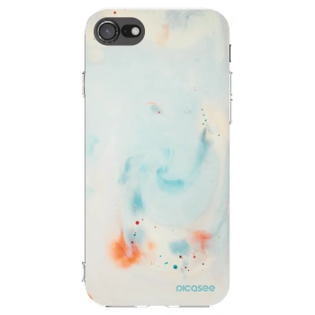 Picasee Apple iPhone SE 2022 Hülle - Transparentes Silikon - Splash