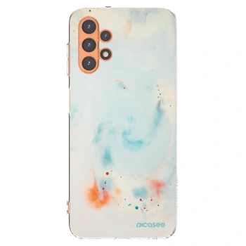 Picasee Samsung Galaxy A13 4G A135 Hülle - Transparentes Silikon - Splash