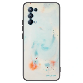 Picasee OPPO Reno 5 5G Hülle - Schwarzes Silikon - Splash