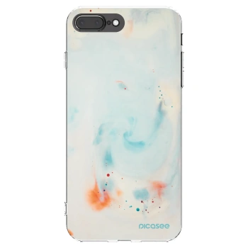 Picasee Apple iPhone 8 Plus Hülle - Transparentes Silikon - Splash