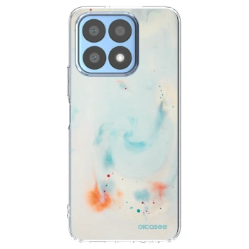 Picasee Honor X8a Hülle - Transparentes Silikon - Splash