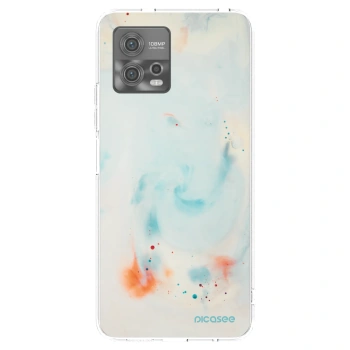 Picasee Motorola Moto G72 Hülle - Transparentes Silikon - Splash