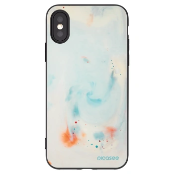 Picasee Apple iPhone X/XS Hülle - Schwarzes Silikon - Splash
