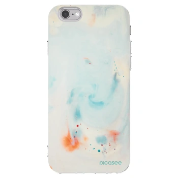 Picasee Apple iPhone 6/6S Hülle - Transparentes Silikon - Splash