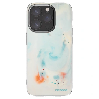 Picasee Apple iPhone 15 Pro Hülle - Transparentes Silikon - Splash