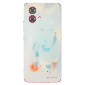 Picasee Motorola Moto G84 5G Hülle - Transparentes Silikon - Splash