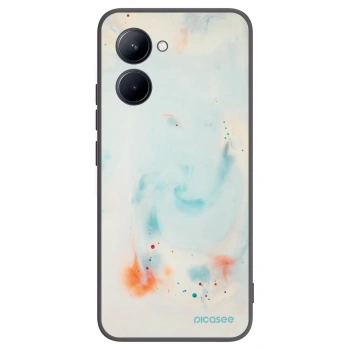 Picasee Realme C33 (2023) Hülle - Schwarzes Silikon - Splash