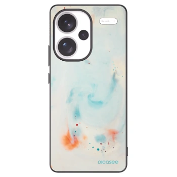 Picasee Xiaomi Redmi Note 13 Pro+ 5G Hülle - Schwarzes Silikon - Splash