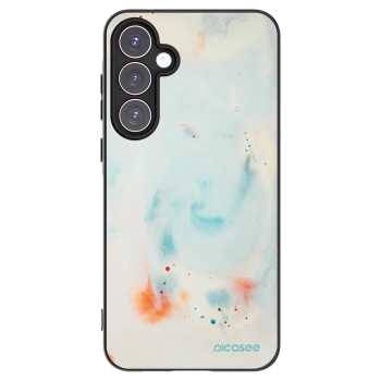 Picasee Samsung Galaxy A55 5G A556B Hülle - Schwarzes Silikon - Splash