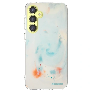 Picasee Samsung Galaxy A35 5G A356B Hülle - Transparentes Silikon - Splash