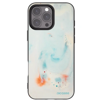 Picasee Apple iPhone 16 Pro Max Hülle - Schwarzes Silikon - Splash