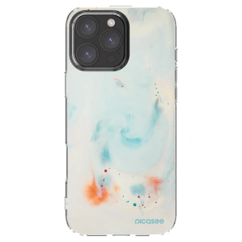 Picasee Apple iPhone 16 Pro Max Hülle - Transparentes Silikon - Splash
